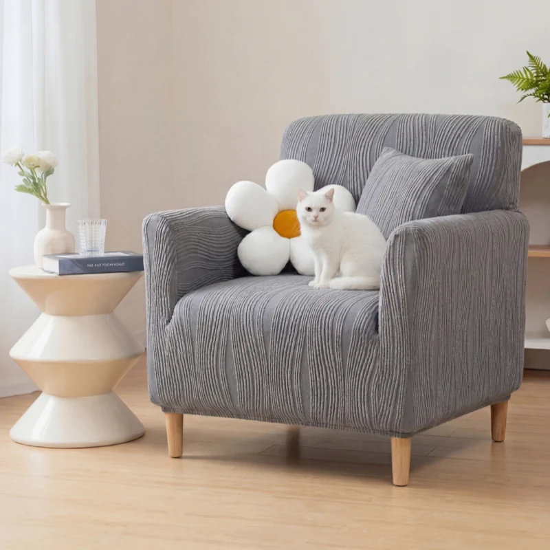 Jacquard Stretch Full-Cover Anti-scratch Armchair Cover