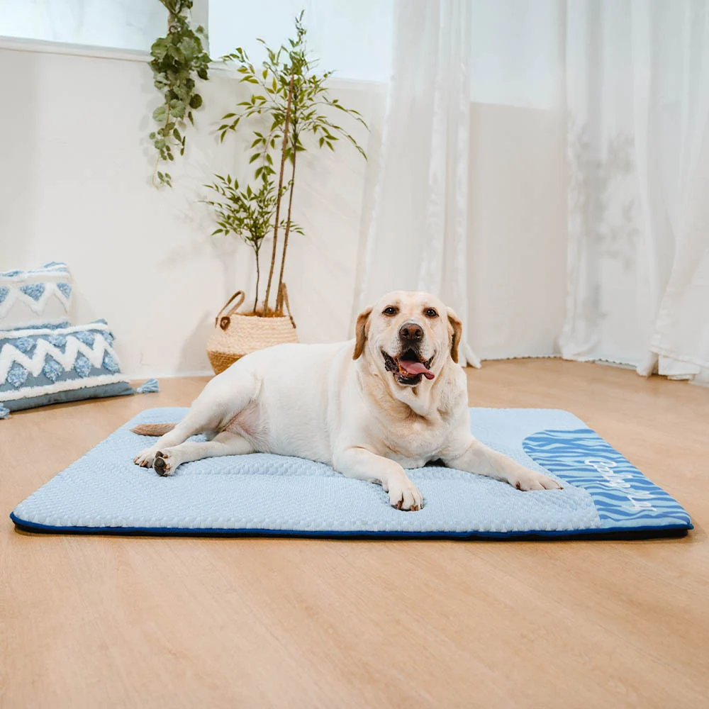 Large Washable Cooling Non-slip Outdoor Dog Mat - Cooling Nap