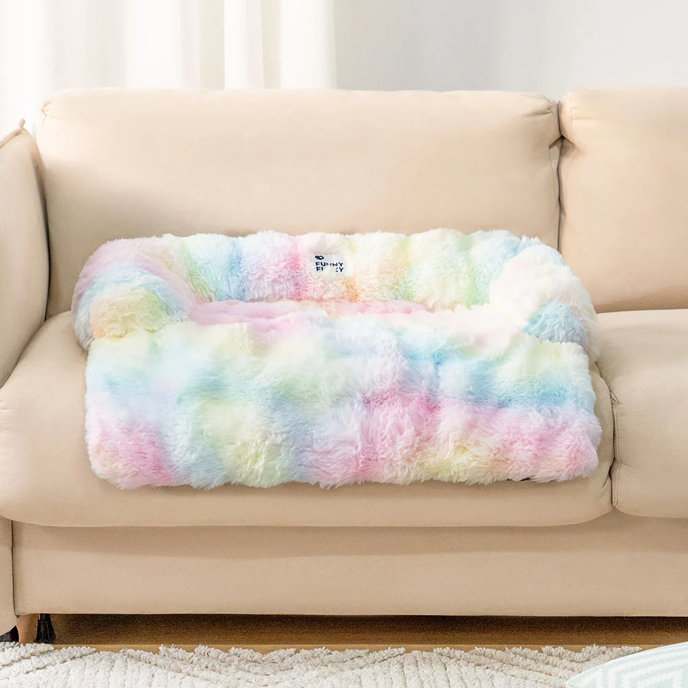 Fluffy Fuzzy Calming Dog Bed Sofa Protector Pet Mat - Image 13